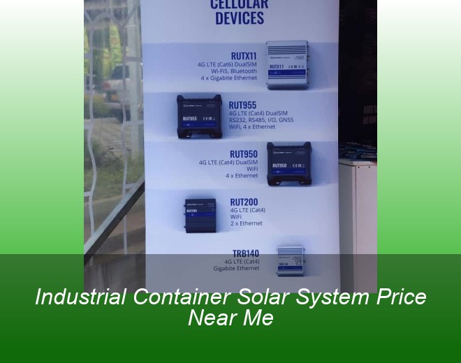 Industrial Container Solar System Price Near Me